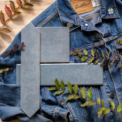 RENZO DENIM CERAMIC TILE 3X12