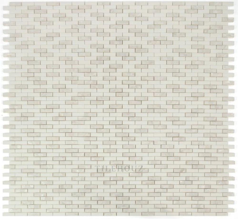 Diana Linear Thassos 11.75 x 12 Pearl wall tile by Tilehouz