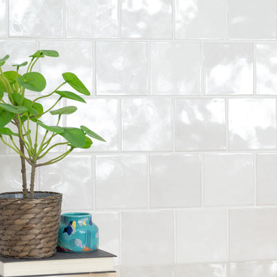 RENZO DOVE 5X5 GLOSSY CERAMIC WALL TILE