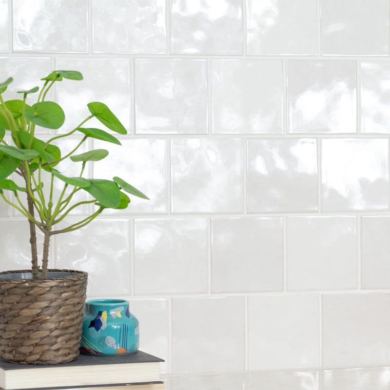 RENZO DOVE 5X5 GLOSSY CERAMIC WALL TILE