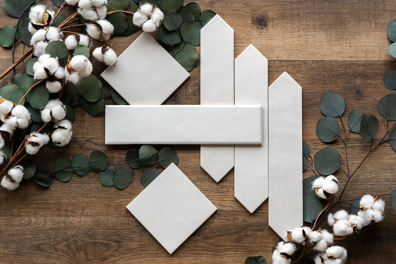 RENZO DOVE 5X5 GLOSSY CERAMIC WALL TILE