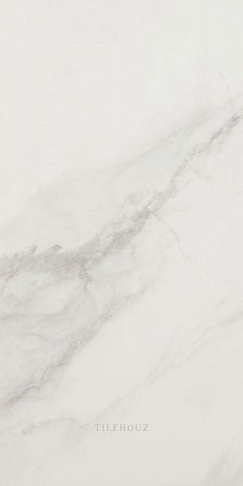 EC Snow Polished porcelain tile, 12x24, white marble finish with gray veining, Tilehouz
