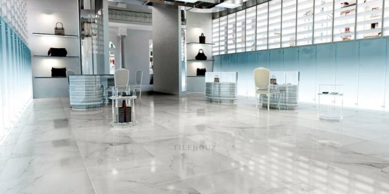 Ec Snow Polished 48 X Porcelain Tiles