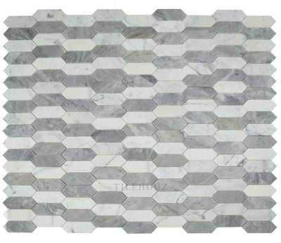 Elongated Hex Dusk 11.75 X 15 Marble
