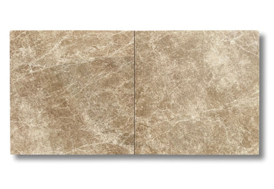 Emperador Light Marble 12X12 Tile Polished