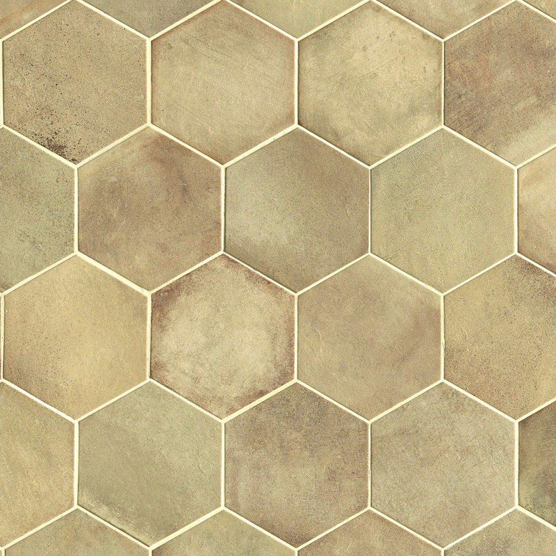 FIRENZE PAGLIERINO HEXAGON TILE 8.5X10