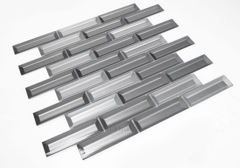 Fierro Cinder 11.75 X Glass Mosaic Tile