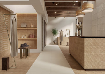 TERRACRETA DIPINTO MARNA HEXAGON PORCELAIN TILE 8.5X10