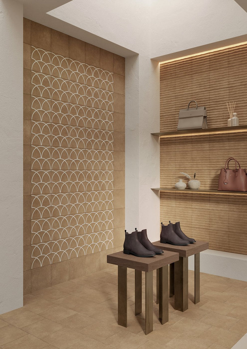 TERRACRETA DIPINTO MARNA HEXAGON PORCELAIN TILE 8.5X10