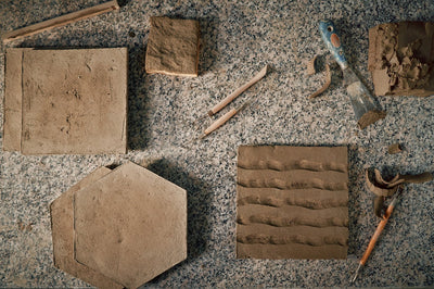 TERRACRETA DIPINTO MARNA HEXAGON PORCELAIN TILE 8.5X10