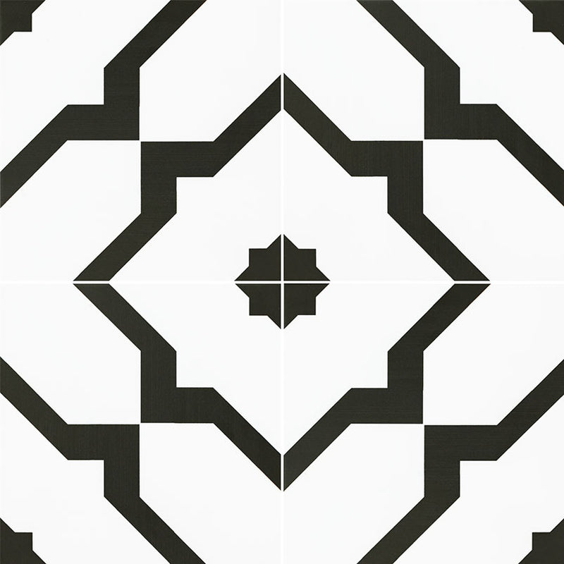 Zaria Gia 8x8 Encaustic-Look Porcelain Tile
