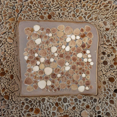 Growing Earth Pebble 11.5 X Porcelain Mosaic Tile Handmade