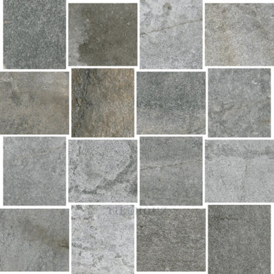 Hcl Climb 5 - Gray Mosaico 12 X Porcelain Tiles