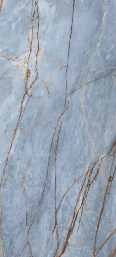 Heritage Luxe Azure Glossy 32 X 71 Porcelain Tiles