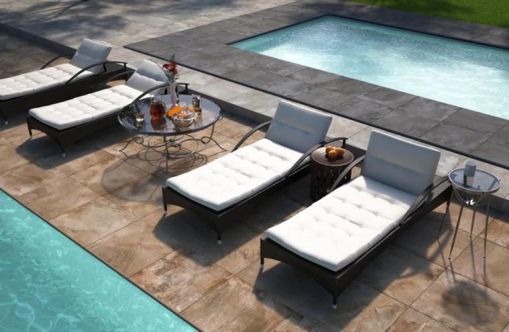 HGO201 Beige 2cm porcelain paver 24 x 24 for outdoor poolside patio