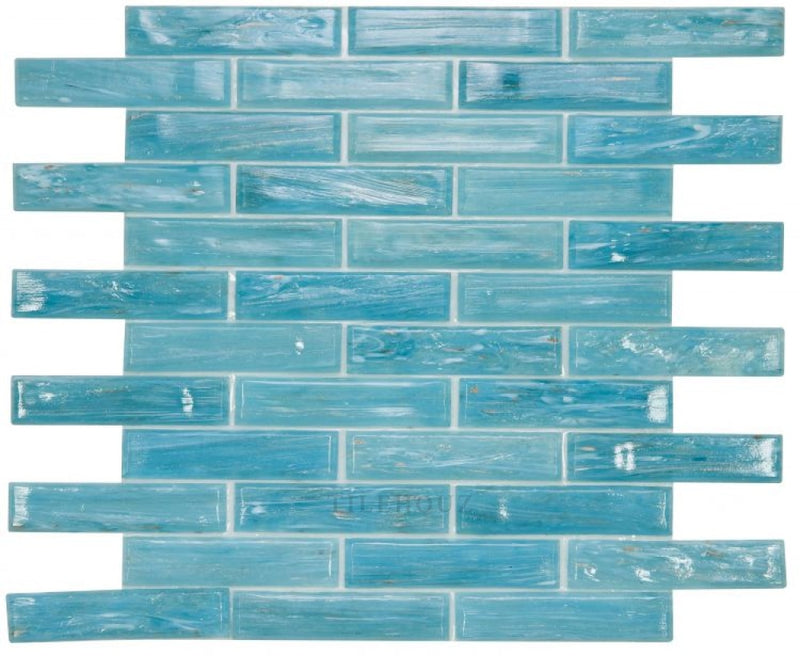 Hot Long Clear Blue 12 X 12.75 Glass