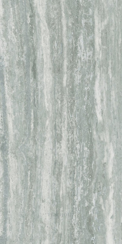 I-Travertini Grey Glossy 16 X 32 Porcelain Tiles