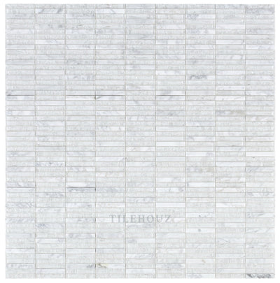 Icy Band 11.75 X 12 Glass Mosaic Tile