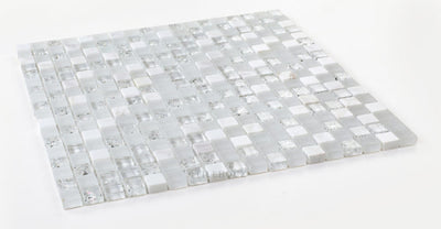 Icy Cube 12 X Glass Mosaic Tile