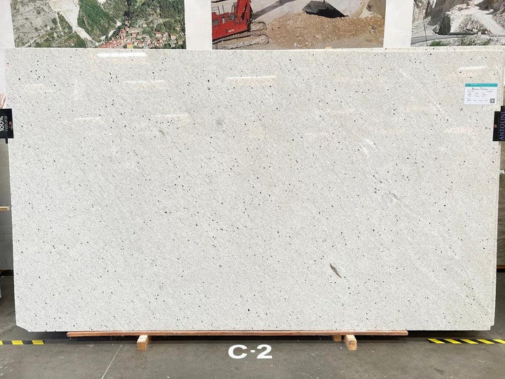 Granite slab Bianco Pitaya, polished countertop slab, 130 x 75 cm, C-2.