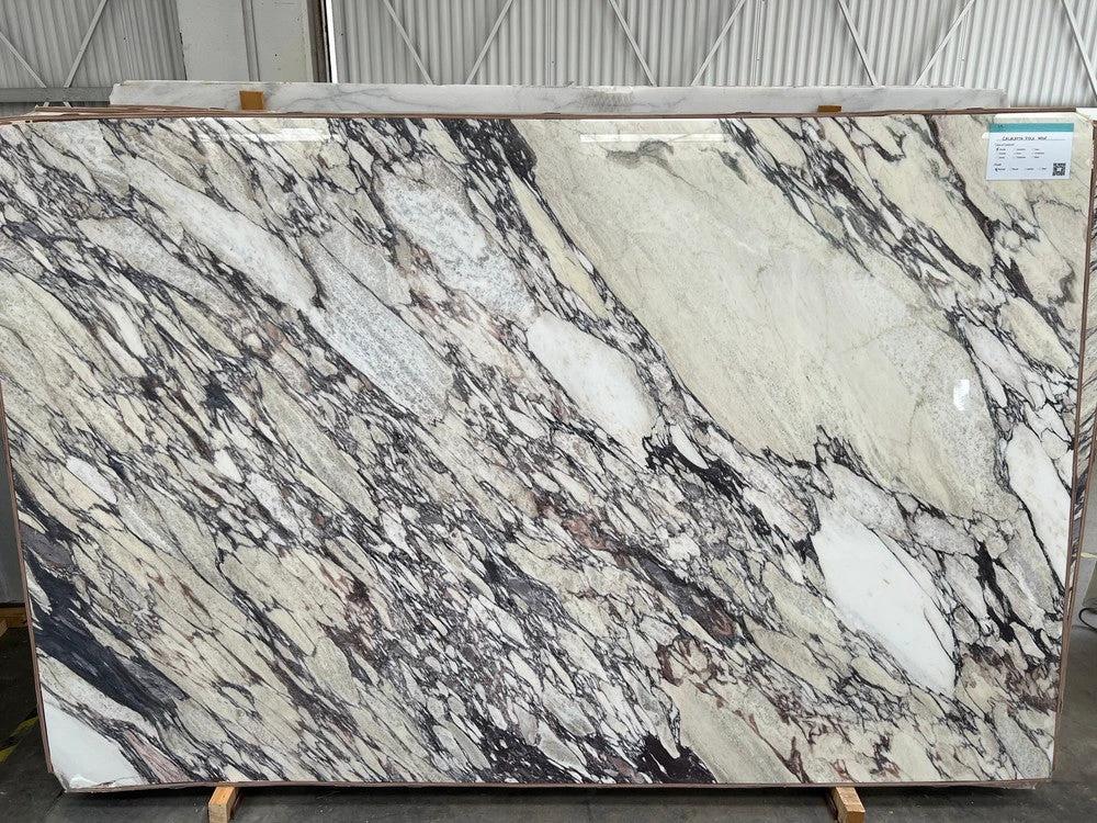 Marble Slab Calacatta Viola WOW polished, 114 x 74, classic Viola family countertop marble by Tilehouz.