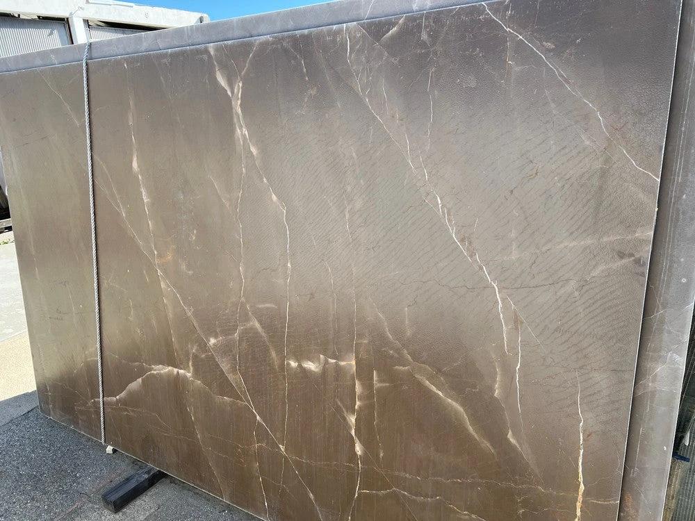 Tilehouz Marble Slab Bronze Amani Antiqued 109 x 66 countertop slab
