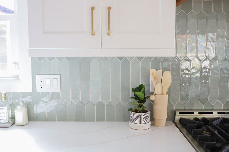 RENZO JADE PICKETT WALL TILE
