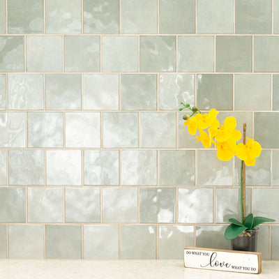 RENZO JADE GLOSSY CERAMIC TILE 5X5