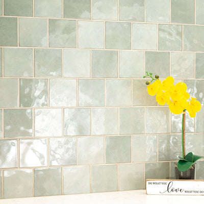 RENZO JADE GLOSSY CERAMIC TILE 5X5