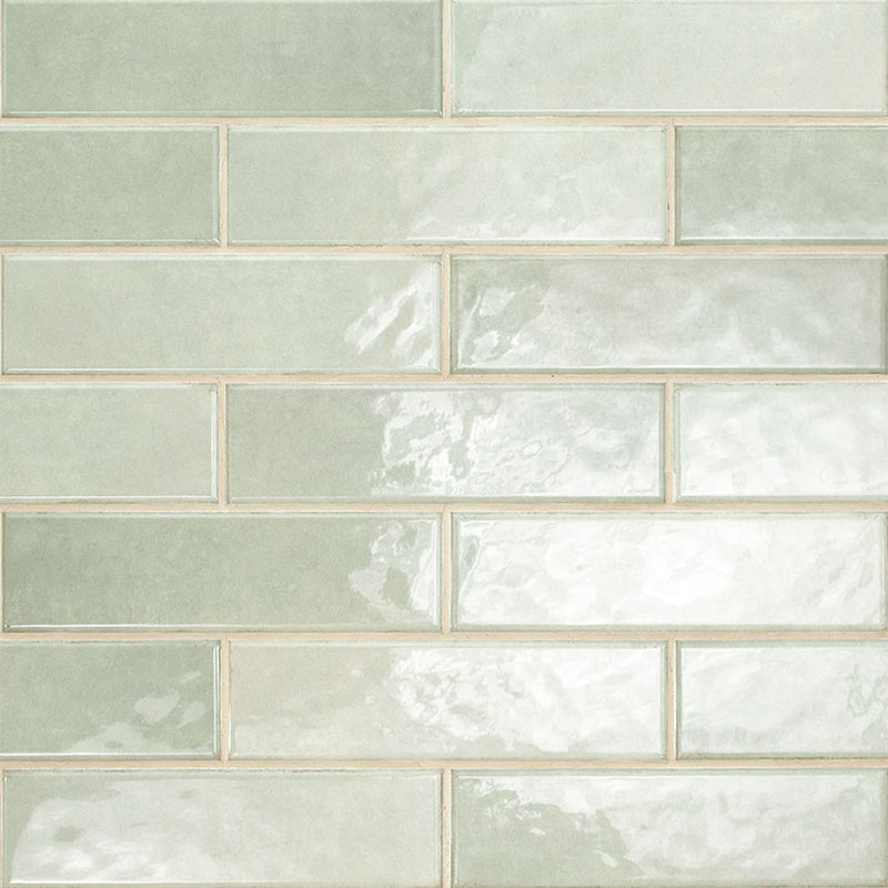 RENZO JADE GLOSSY CERAMIC TILE 3X12