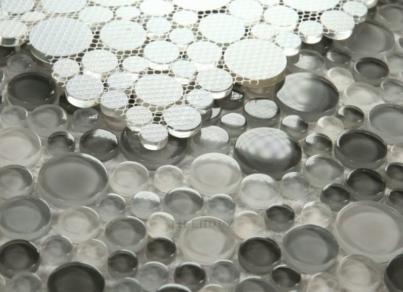Lady Sea 10.75 X Glass Mosaic Tile