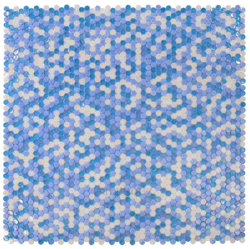 Laguna Beach Penny 11.25 X Glass Mosaic Tile