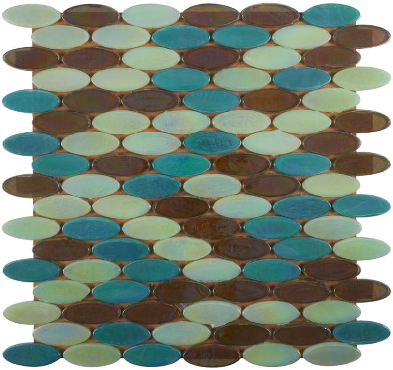 Laguna Creek 12 X Glass Mosaic Tile