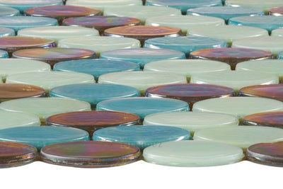 Laguna Creek 12 X Glass Mosaic Tile
