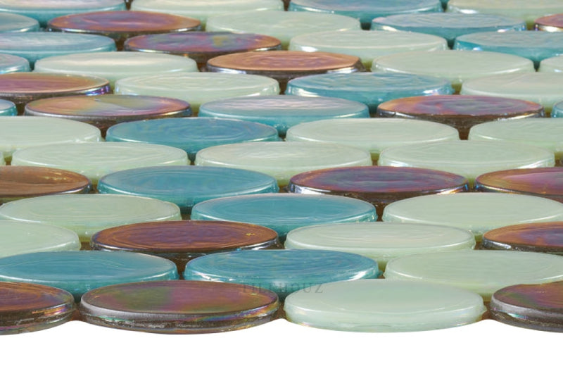 Laguna Creek 12 X Glass Mosaic Tile