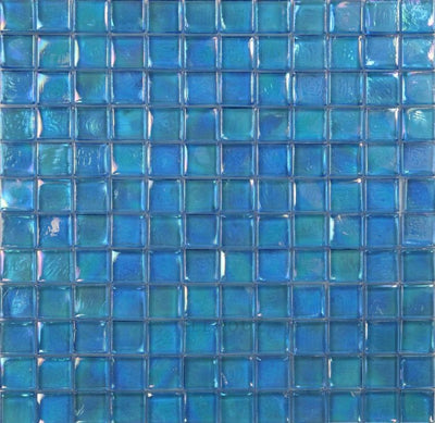 Laguna Fancy Blue 11.75 X Glass Mosaic Tile