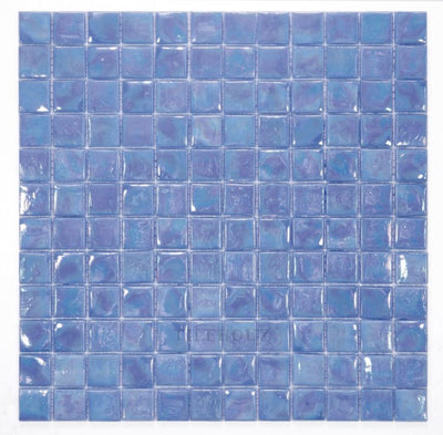 Laguna Iris Square 11.75 X Glass Mosaic Tile