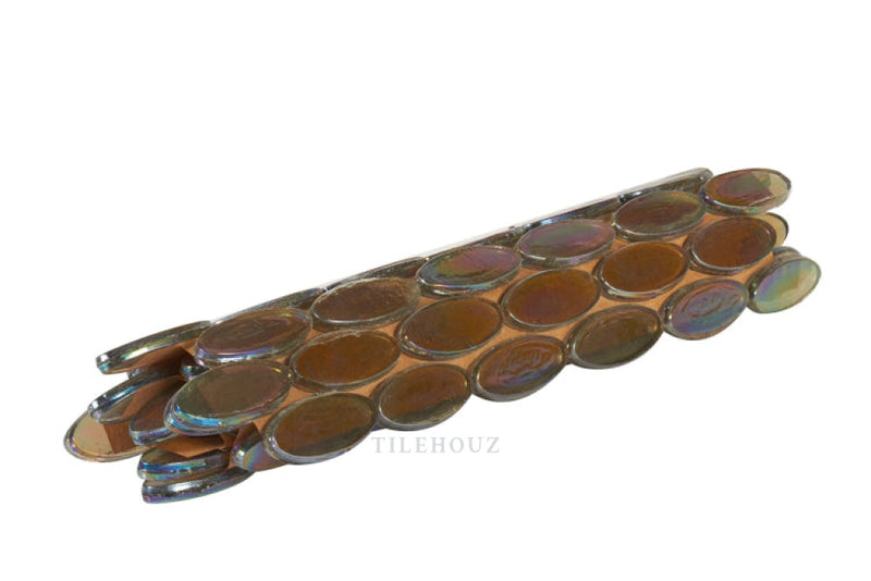 Laguna Taupe 12 X Glass Mosaic Tile