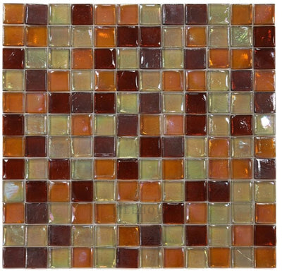 Laguna Wine Square 11.75 X Glass Mosaic Tile
