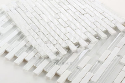 Linear Victory 11.75 X 12 Glass Mosaic Tile