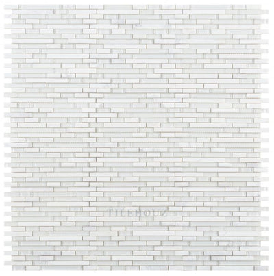 Linear Victory 11.75 X 12 Glass Mosaic Tile