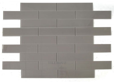 Lucy Casale Grey 4 X 16 Glass Tile