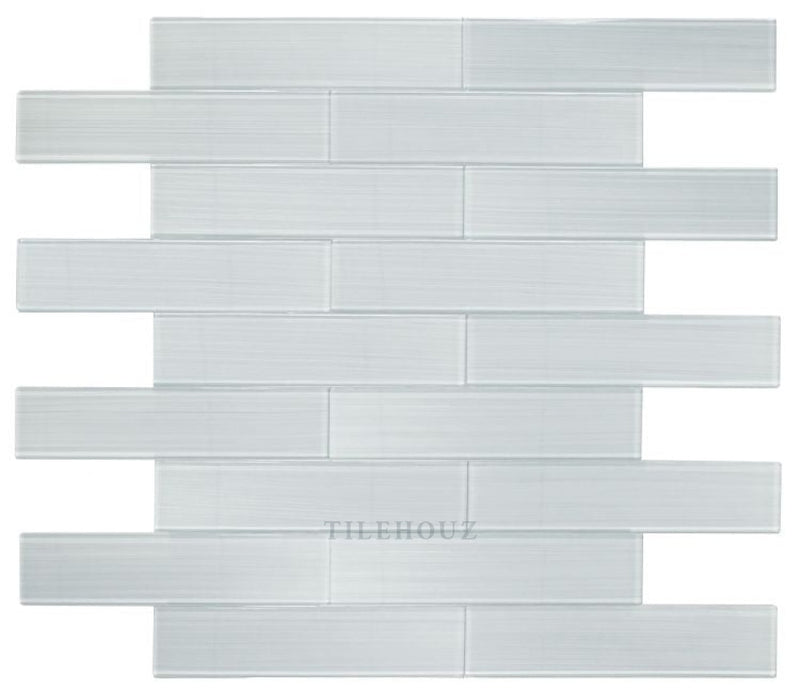 Lucy Grey Goose 4 X 16 Glass Tile