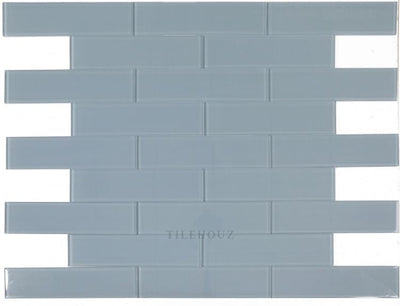Lucy Pewter 4 X 16 Glass Mosaic Tile