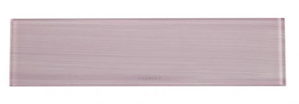 Glass tile Lucy Purple Painting 4 x 16 by Tilehouz, purple wall tile