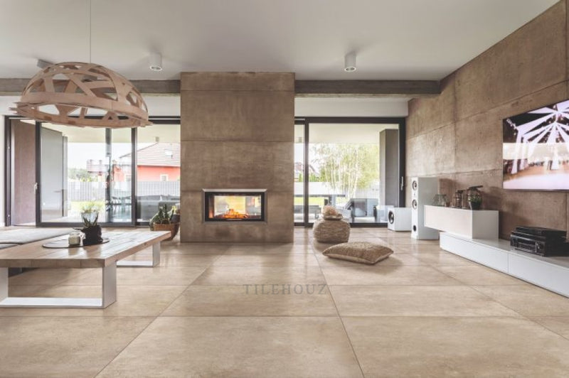 Materika Sand Matte 24 X 48 Porcelain Tiles