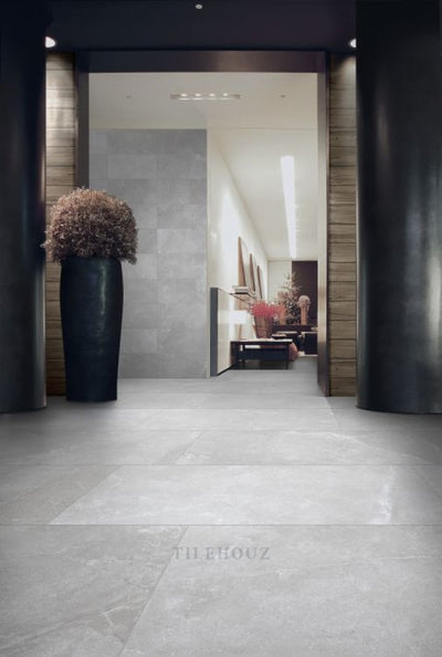 Milano Grigio Nat 24 X 48 Porcelain Tiles