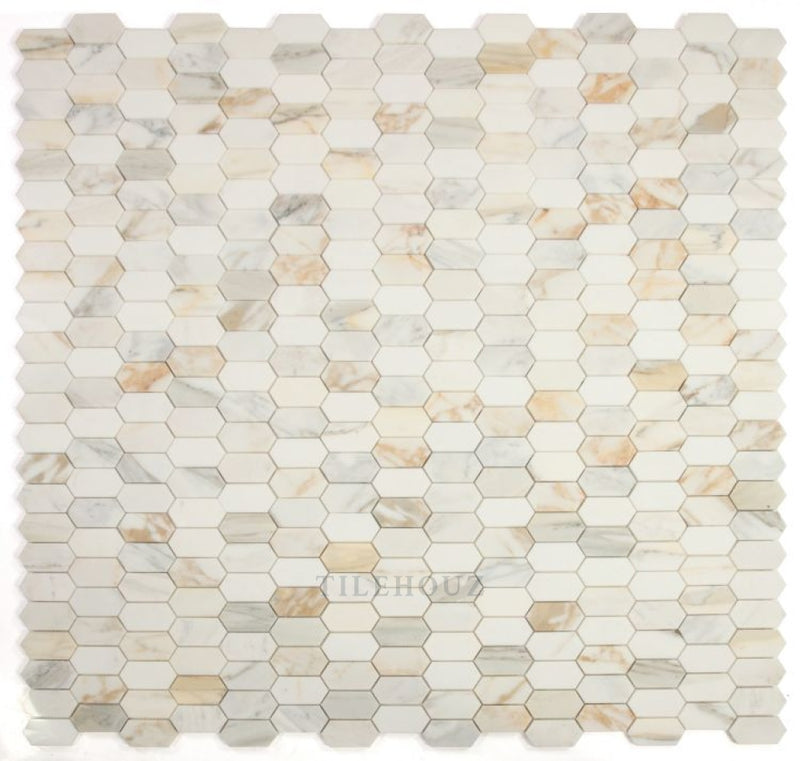 Montage Calacatta Gold Honed 12.5 X 13.25 Marble