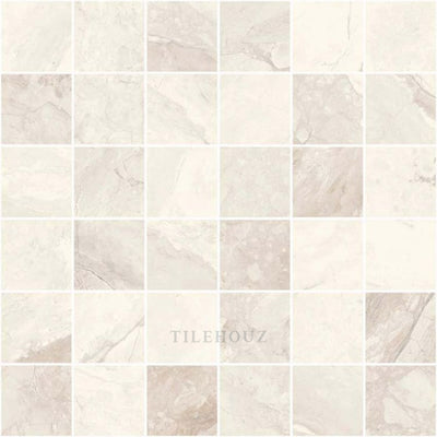 Mystic Ivory Matte Mosaic 12 X Porcelain Tiles