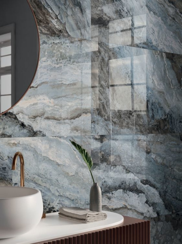 Mystic Ocean Polished (Kry) 24 X 48 Porcelain Tiles